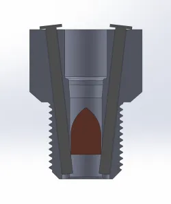 Bullet Feeder Die 9mm 38 357 7/8-14 Thread