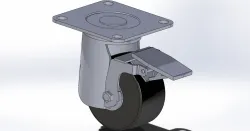 Casters wheel CHJSS75A