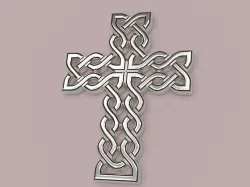 Celtic Knotwork Lukus Cross Pendant design