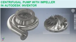 Centrifugal Pump with Impeller in Autodesk Inventor || Inventor Tutorial || Pump || Impeller Assembly