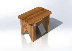 Chair, taburet