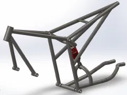"Concept Bike Chassis Design using 3D CAD Modeling in SolidWorks"