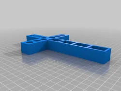 Cross Battery Holder. AAA AA 9V