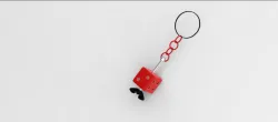 dice keychain