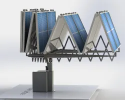 Folding Solar Panel Array