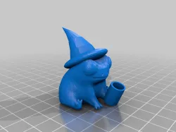 fred the wizard frog pencil holder