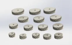  gear set chevron m1.25