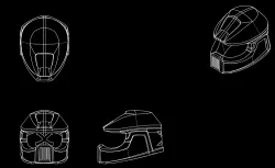 Helmet of motorcycle