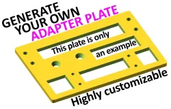 Highly Customizable Adapter Plate Generator