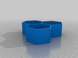 Honeycomb containers for Tonies 