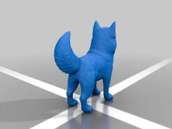 Husky/ Wolf for 3D Animation (normal and t-pose)
