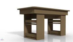 Lego Table with Book Rack