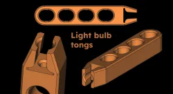 Light bulb tongs (Ø8mm bulbs)