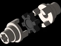 Mechanical coupling design in SolidWorks | Solidworks Tutorial