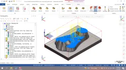MILL 3D MASTERCAM TUTORIAL