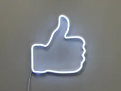 Neon Like finger UP Down