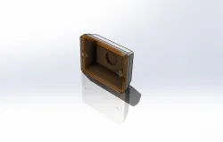 Optronics LED Clearance or Side Marker Light w/ Reflex Reflector - 6 Diodes - Square - Amber Lens
