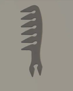 Pettine per modellare i capelli a sei punte -6 six hair comb