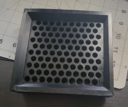 Pill packer hopper adjusted