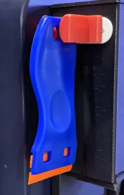 Plastic Razor Handle Holder Screw or Command Strip