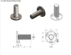 Projection Weld Screw