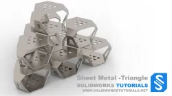 Random Triangle Sheet Metal