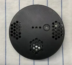 Rhasspy Case (Dot) with respeaker 2 Mic Array and Speaker w/additional ports