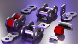 ROLLER CHAIN 08B-1 DIN - ATTACHMENT A1