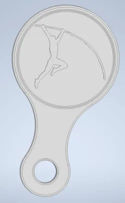 shopping cart coin with pole vault