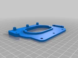 Sidewinder X2 Y Axis Linear Rail Non-Invasive Mount