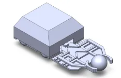 Soccer bot design 3D With Assembly