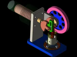 Stirling Engine Assembly (Working)