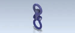 Studycadcam 3D CAD T. Carreras Soto, collection 4,  swivel ring/ T. Carreras Soto, colección 4, grillete con anillo giratorio/ Autodesk Inventor Pro