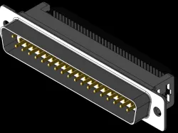 Subminiature DB37 connectors