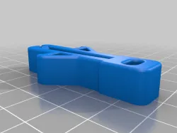 Tarp clip with rope grip