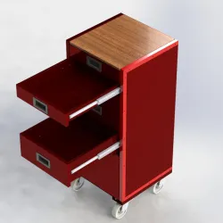 Tool Chest on Wheels / Tool Cart / Tool Storage with Drawers / Tool Cabinet / Tool Trolley