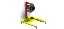 Trailer hub removal (trolley)