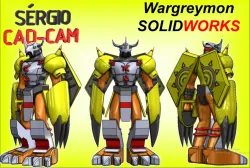 Wargreymon Sérgio CAD CAM