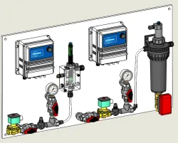 Water Analysis Panel - CL2 residual & turbidity