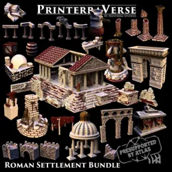 001 ROMAN Legendary Rome Settlement Terrains Buildings