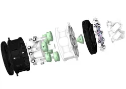 [12] Air Pressure Engine (Pneumatic) - 6 cylinder (axial) - 409 ccm