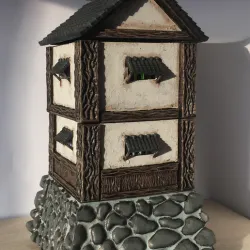 28mm Samurai Japanese Watch Tower Terrainor Scenery