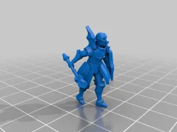 28mm vampire knight mini for tabletop