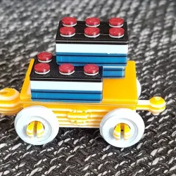 3d Testrain Brick Wagon