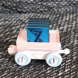 3d Testrain Testcube Waggon