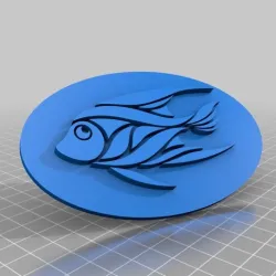 Abstract Sun Fish