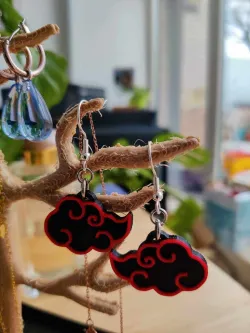 akatsuki cloud earrings 