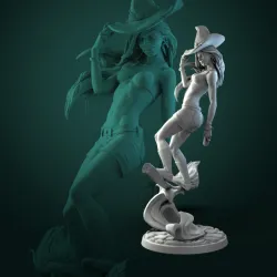 Anita the Young Witch, 32mm and 75mm scale