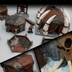 Barbarian Village - 28mm Gaming - Sample Items