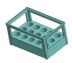 battery holder stackable AA